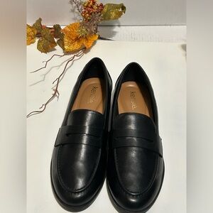 Kensie Elegant Black Loafers